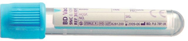 2.7 mL sodium citrate tube