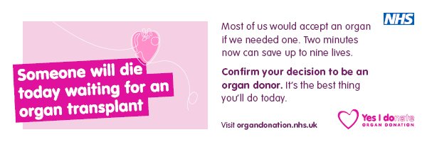 Confirm your decision to be an organ donor