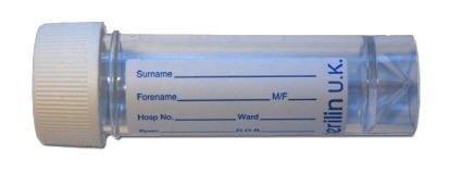 25mL sterile urine tube
