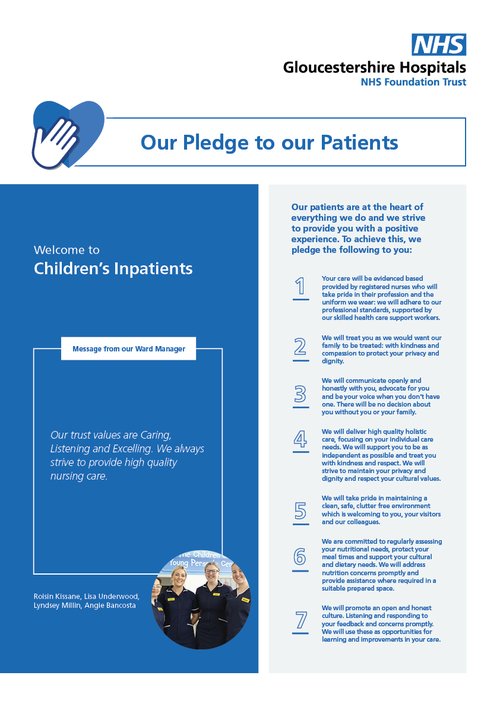 Ward Pledge Children's Inpatients