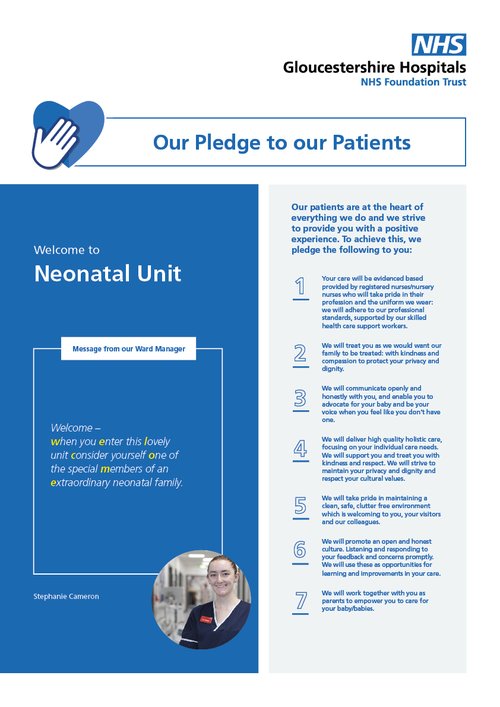 Ward Pledge Neonatal Unit