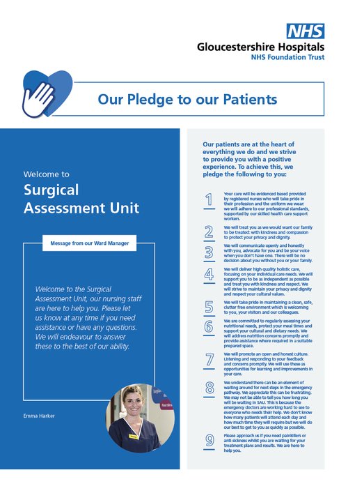 Ward Pledge Surgical Assessment Unit