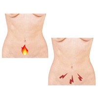 Heat or pain in womb