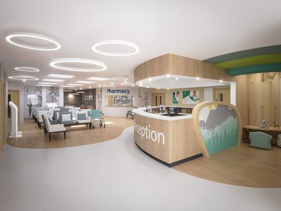 Charity Big Space Appeal: Reception render