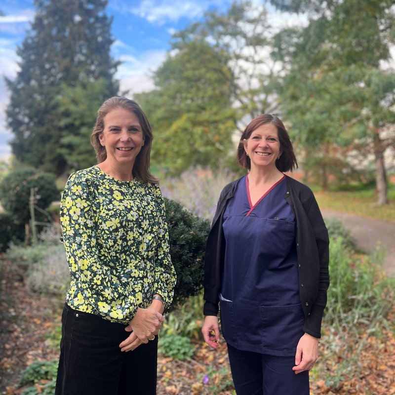 Cheryl Harrison and Eleanor Hanman