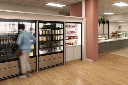 Drinks and sandwich fridges at Fosters