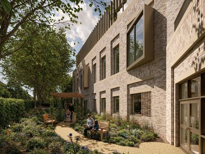 Big Space Cancer Appeal Wildflower Garden Artist Impression