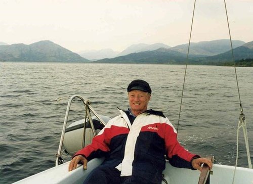 Mike Gear on Loch Sunart, Scotland