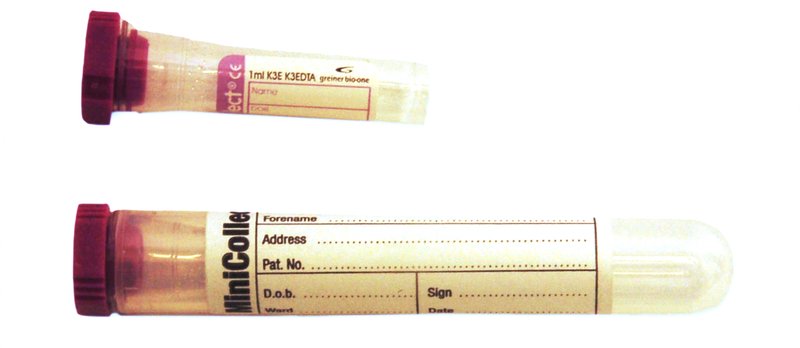 1.0ml minicollect EDTA tube