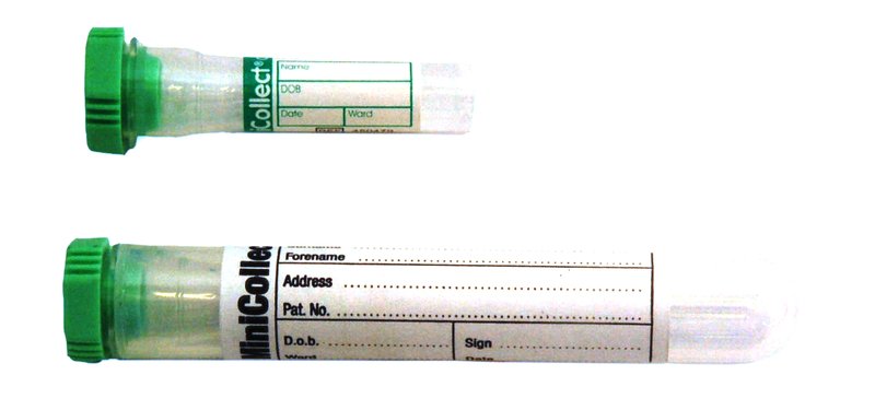 Minicollect lithium heparin tube