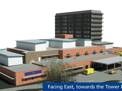 3-D artist’s impression of the new ED at GRH which will open next spring