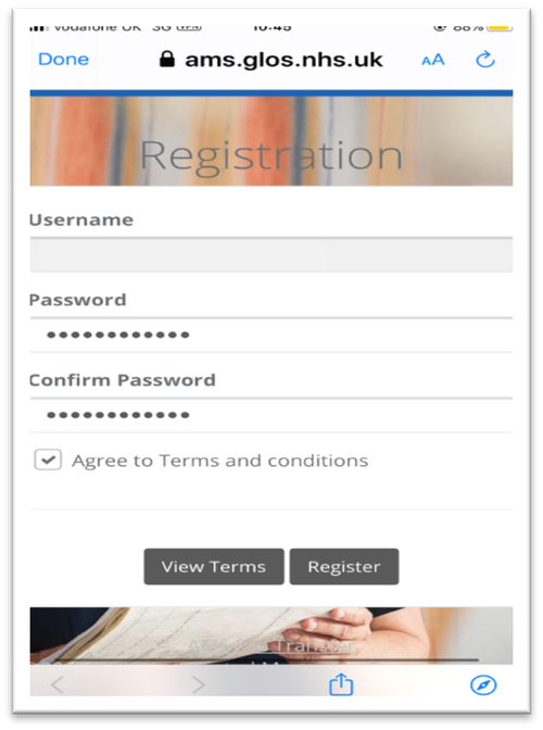 Please read the terms and conditions prior to registration.