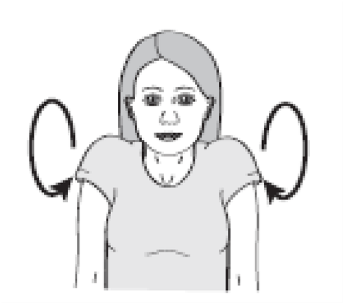 Roll your shoulders in both directions