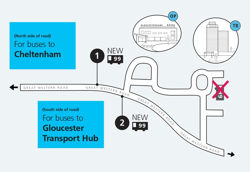 99 bus reroute due to site works