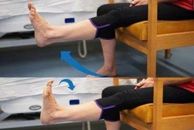 Straighten and bend your knee