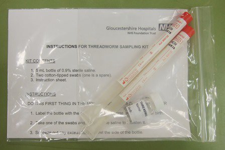 Threadworm sampling kit