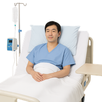 Recovering patient in hospital